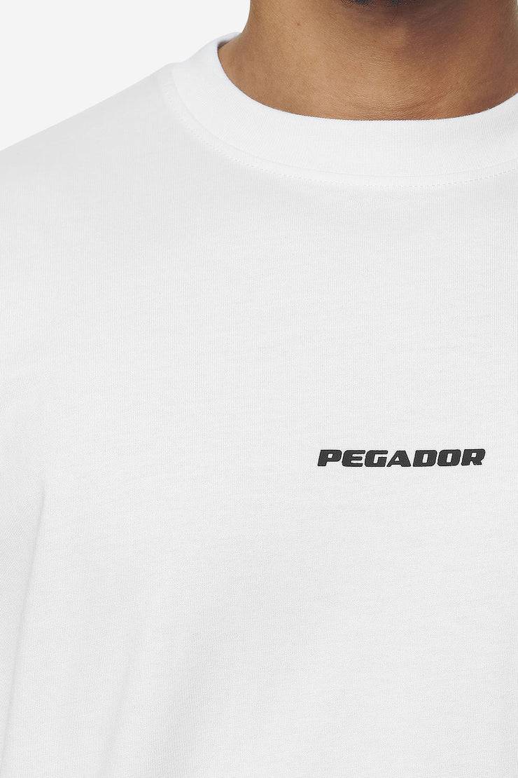 Pegador Logo Boxy Tee White Black Gum Begrenzte Freigabe