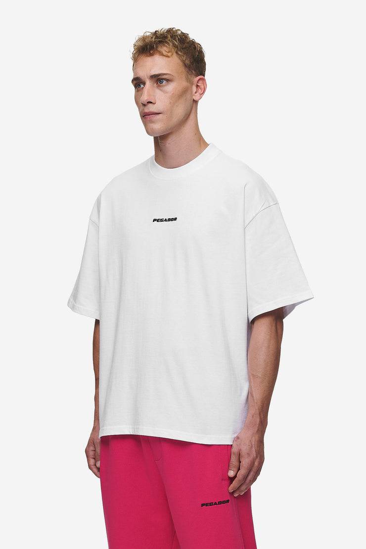Pegador Logo Boxy Tee White Letzte 3 Tage