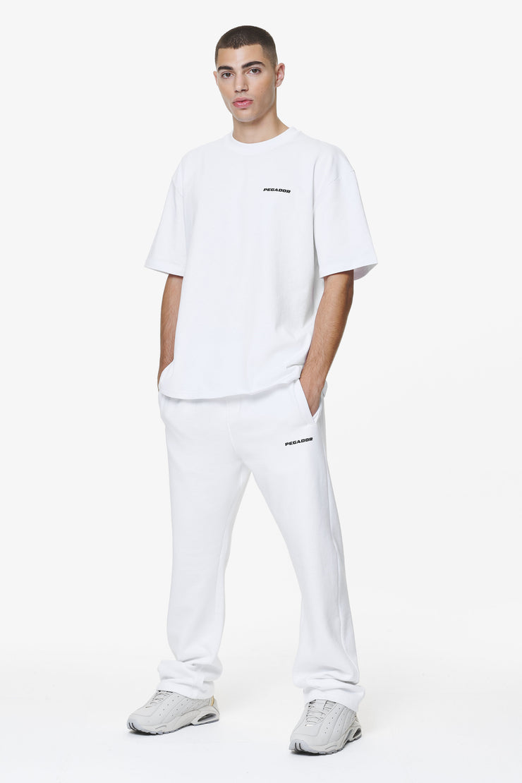 Pegador Logo Wide Sweat Pants White Gum Letzte 2 Tage