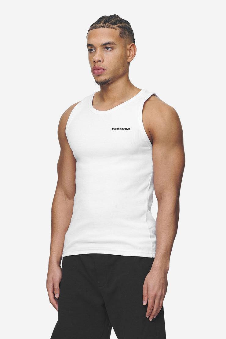 Pegador Logo Rib Undershirt White Letzter Tag