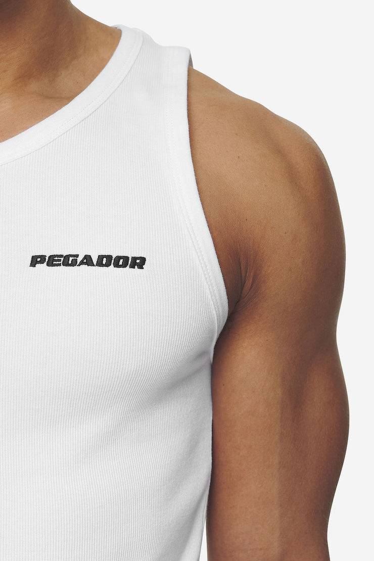 Pegador Logo Rib Undershirt White Letzter Tag