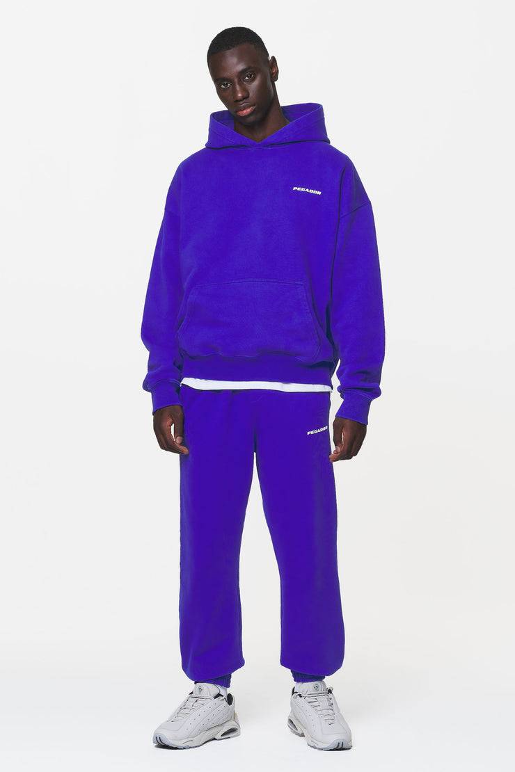 Pegador Logo Oversized Hoodie Washed Endless Blue Gum Bis zu 50% Rabatt
