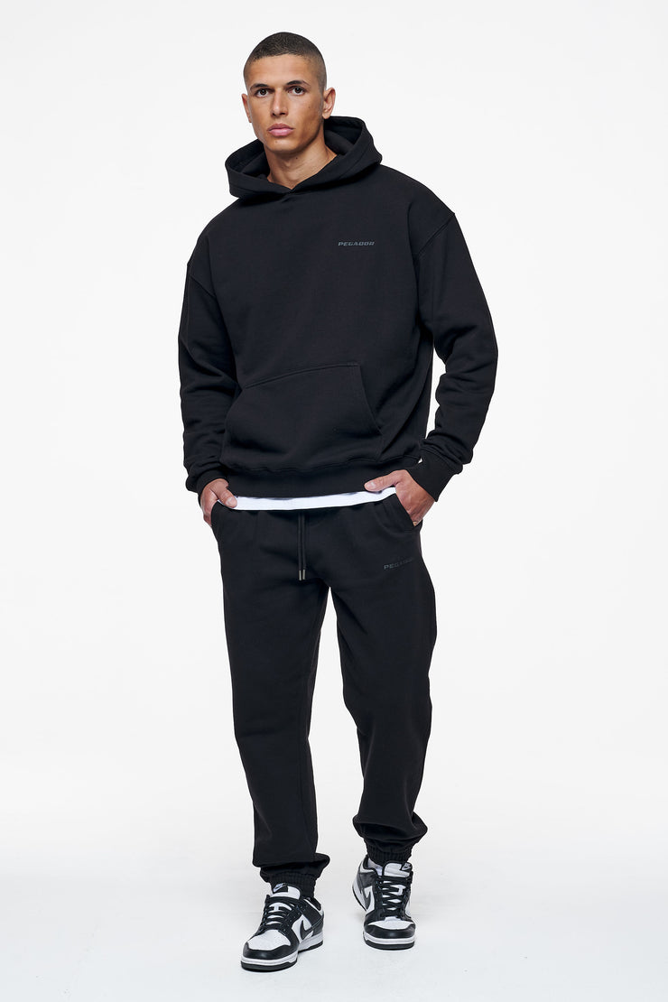 Pegador Logo Oversized Hoodie Black Gum Bis zu 65% Rabatt