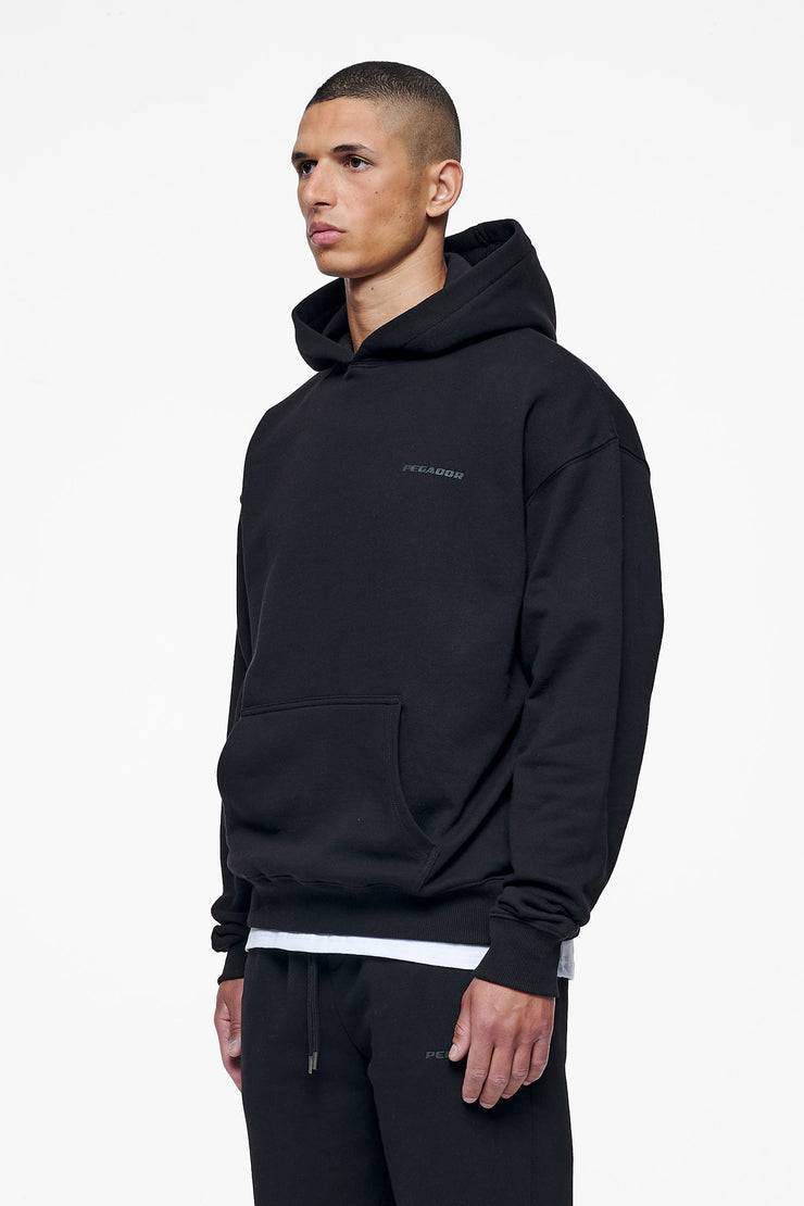 Pegador Logo Oversized Hoodie Black Gum Bis zu 65% Rabatt