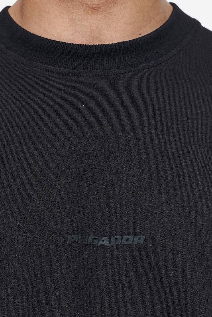 Pegador Logo Boxy Tee Black Gum Vierteljährliche Förderung