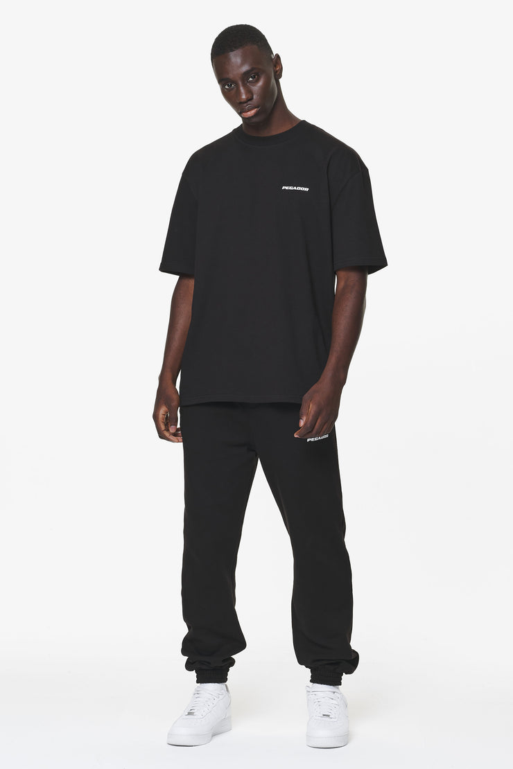 Pegador Logo Heavy Sweat Jogger Black Gum Discount Store für neue Produkte