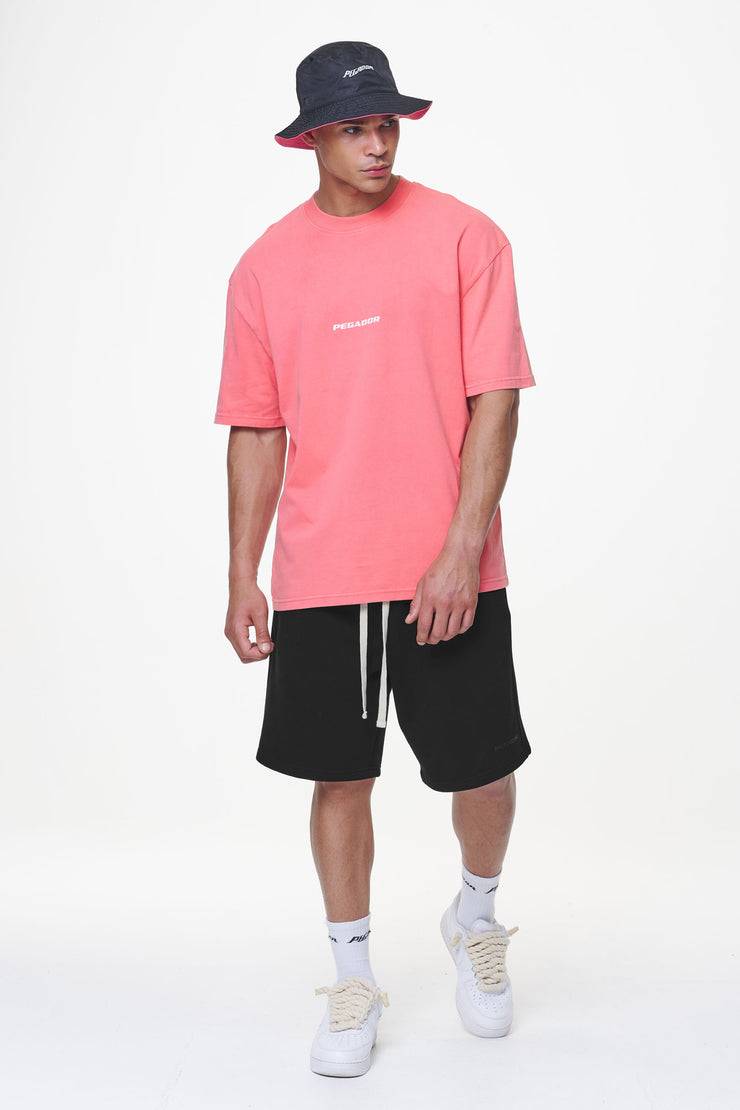 Pegador Logo Heavy Sweat Shorts Black Gum Nur noch ein Tag übrig