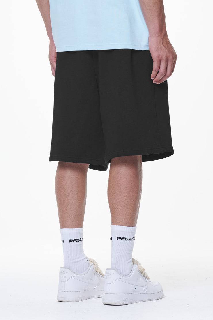 Pegador Logo Heavy Sweat Shorts Black Gum Nur noch ein Tag übrig