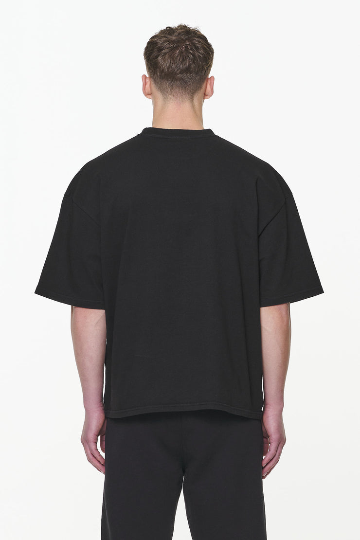 Pegador Logo Boxy Tee Vintage Washed Onyx Black Clearance-Verkauf
