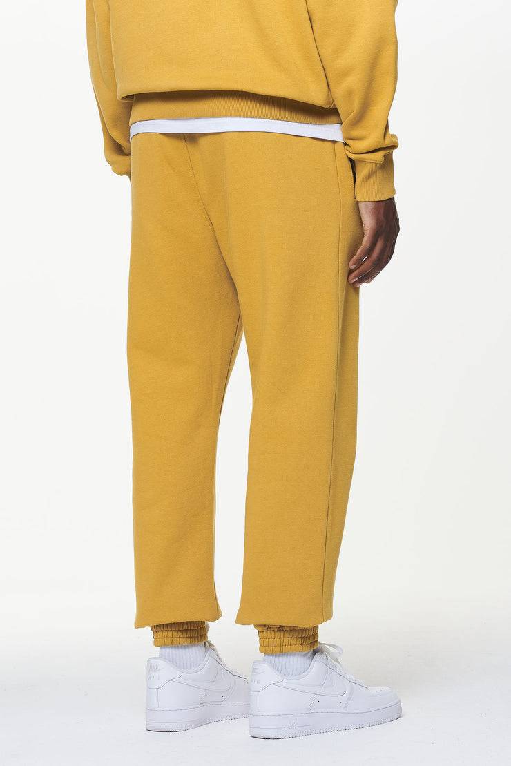 Pegador Logo Heavy Sweat Jogger Vintage Washed Mustard Fabrikladen