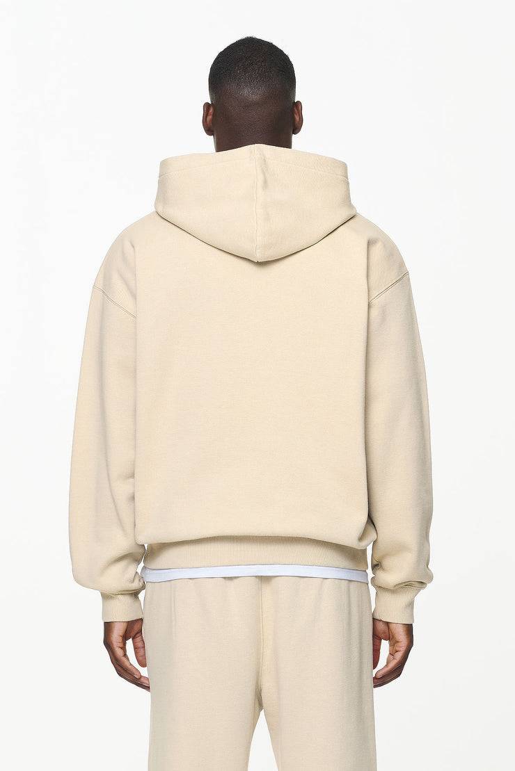 Pegador Logo Oversized Hoodie Vintage Washed Kingdom Beige Begrenzt auf 3 Tage
