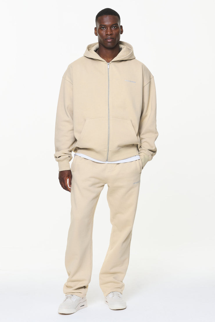 Pegador Logo Oversized Sweat Jacket Vintage Washed Kingdom Beige Speichern exportieren