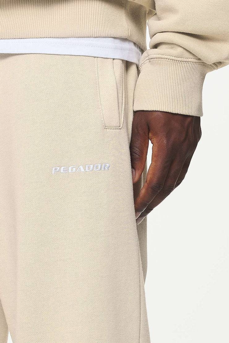 Pegador Logo Heavy Sweat Jogger Vintage Washed Kingdom Beige Black Friday Preise