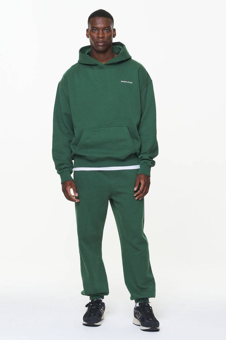 Pegador Logo Heavy Sweat Jogger Vintage Washed British Green Im Verkauf