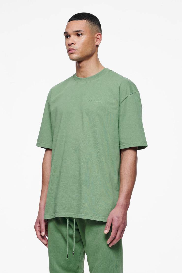 Pegador Logo Oversized Tee Vintage Washed Cypress Green Gum 50% Rabatt für begrenzte Zeit