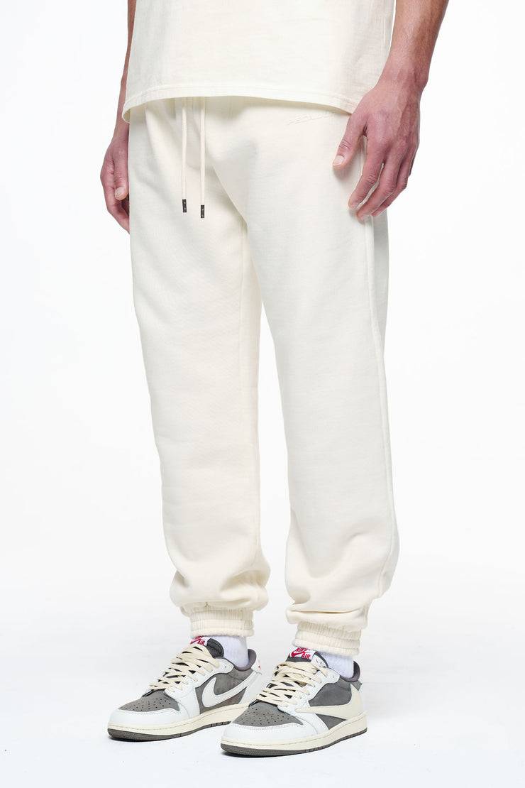 Pegador Logo Heavy Sweat Jogger Vintage Washed Unbleached Gum Outlet