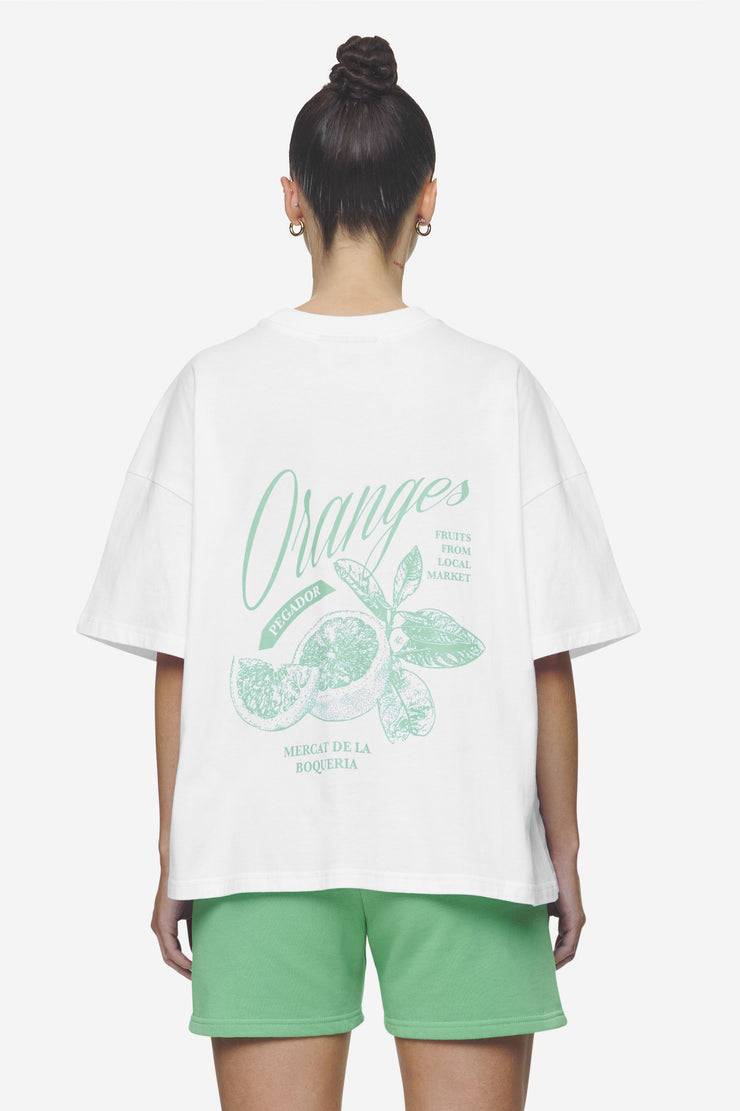 Pegador Tia Heavy Oversized Tee White Hotsell