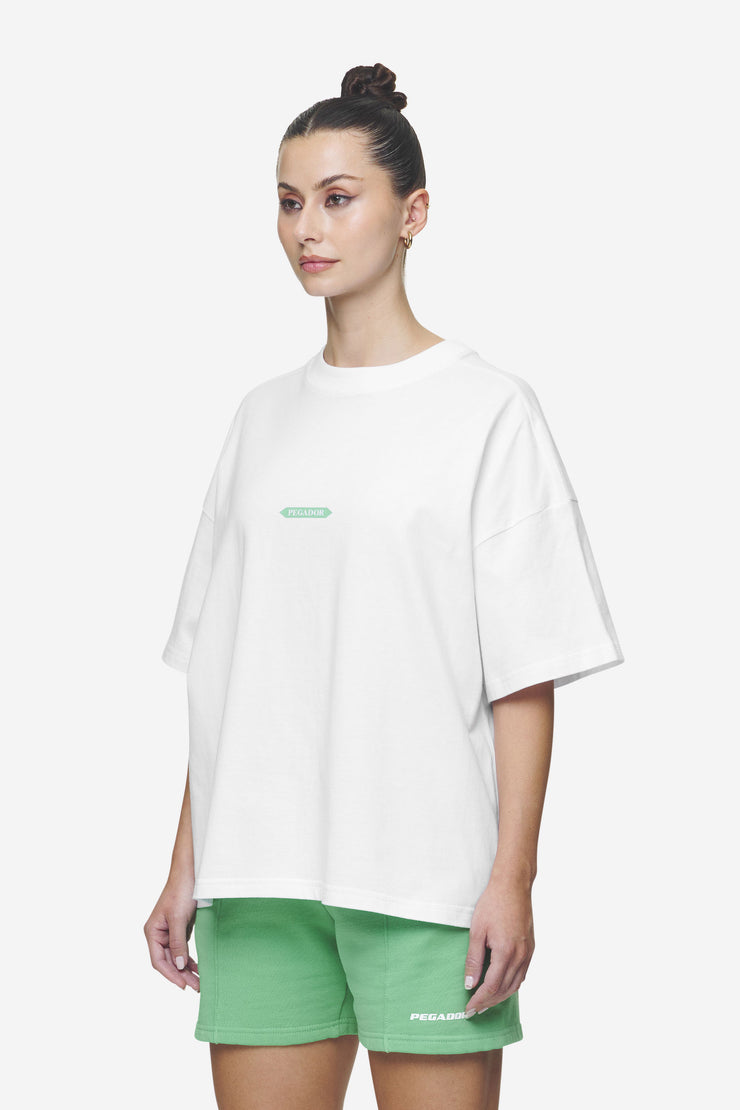 Pegador Tia Heavy Oversized Tee White Hotsell