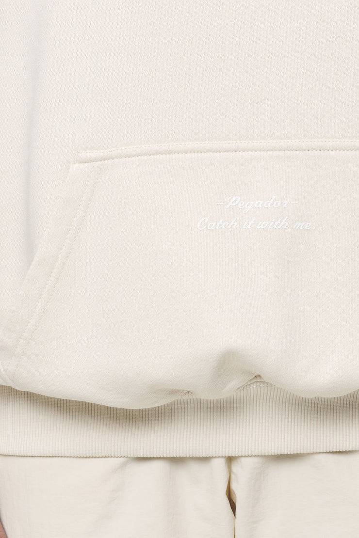Pegador Yebra Oversized Hoodie Washed Coast Sand Fabrikverkauf
