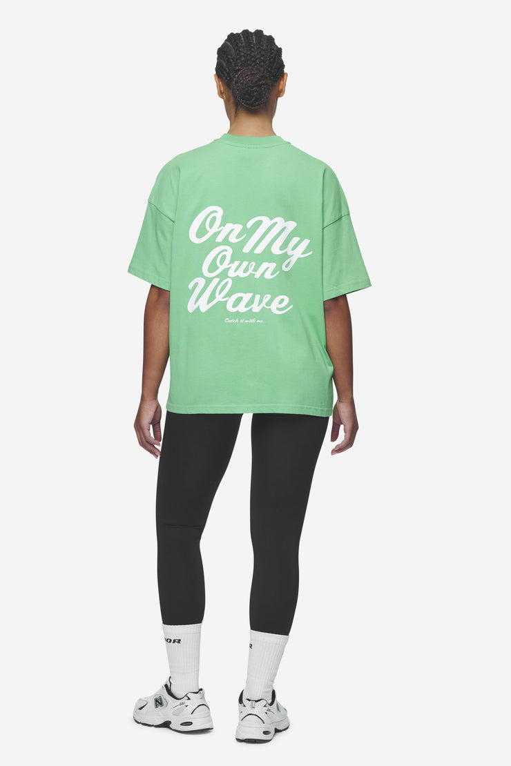 Pegador Yebra Heavy Oversized Tee Washed Peppermint Green Meist gekauft