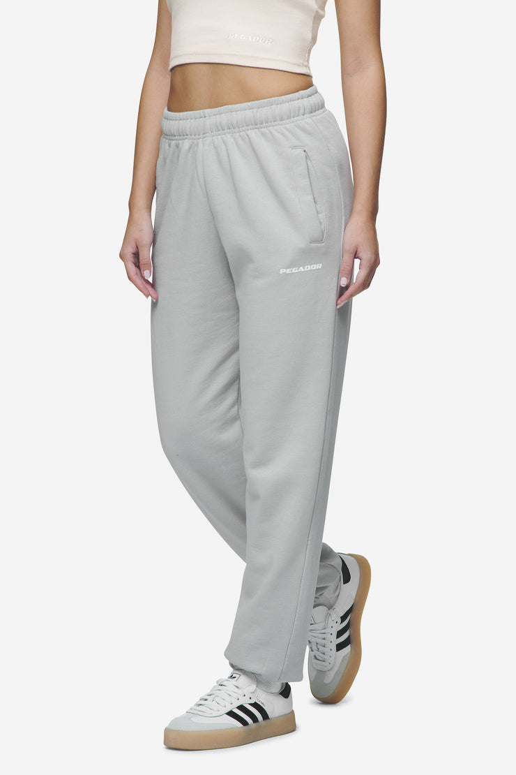 Pegador Villa High Waisted Sweat Pants Washed Sky Grey White Gum Black Friday
