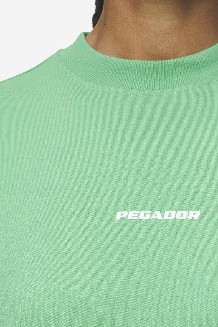 Pegador Bracy Heavy Oversized Tee Washed Peppermint Green White Gum Jubiläumsangebot
