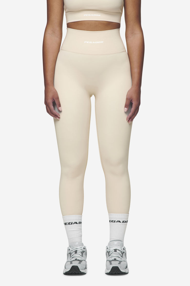 Pegador Leya Leggings Coast Sand White Tägliche Deals