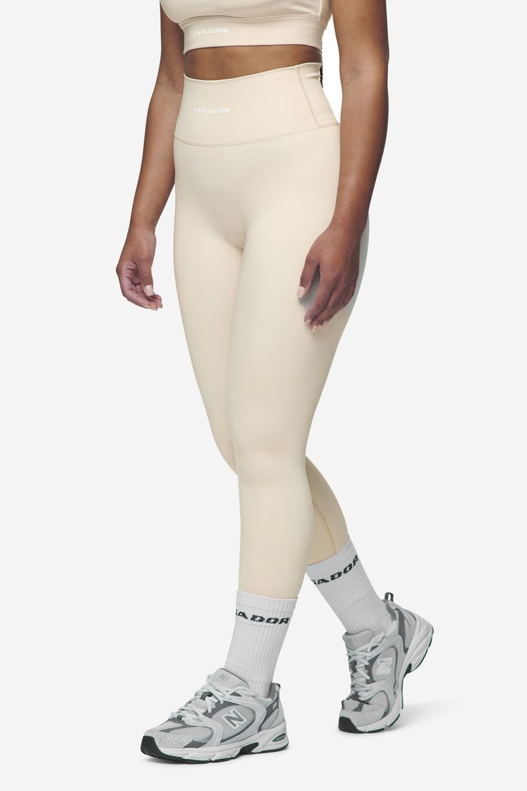 Pegador Leya Leggings Coast Sand White Tägliche Deals