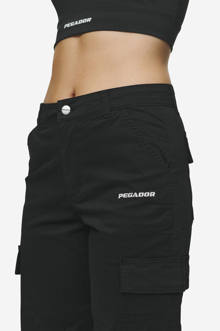 Pegador Lia Wide Cargo Pants Black VIP-Rabatte