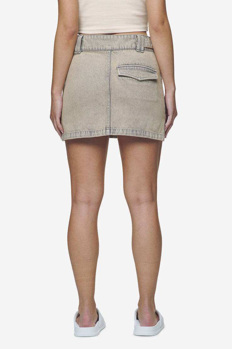 Pegador Antonia Cargo Mini Skirt Washed Coast Sand Tiefpreis