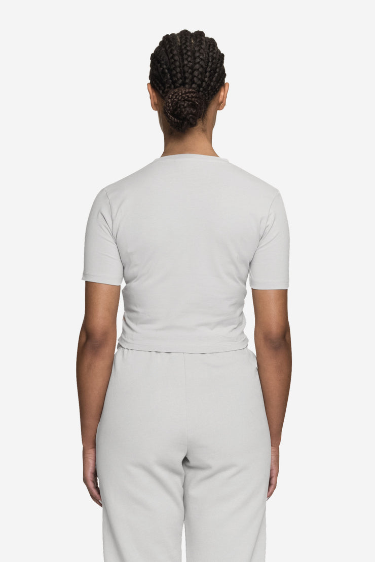 Pegador Ines Cropped Baby Tee Washed Sky Grey White Gum Letzte 2 Tage