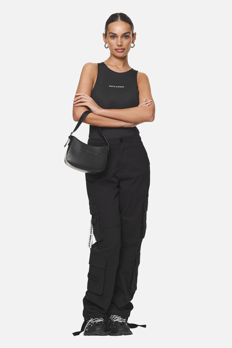 Pegador Mona Logo Faux Leather Handbag Black Zeitbegrenzte Promotion
