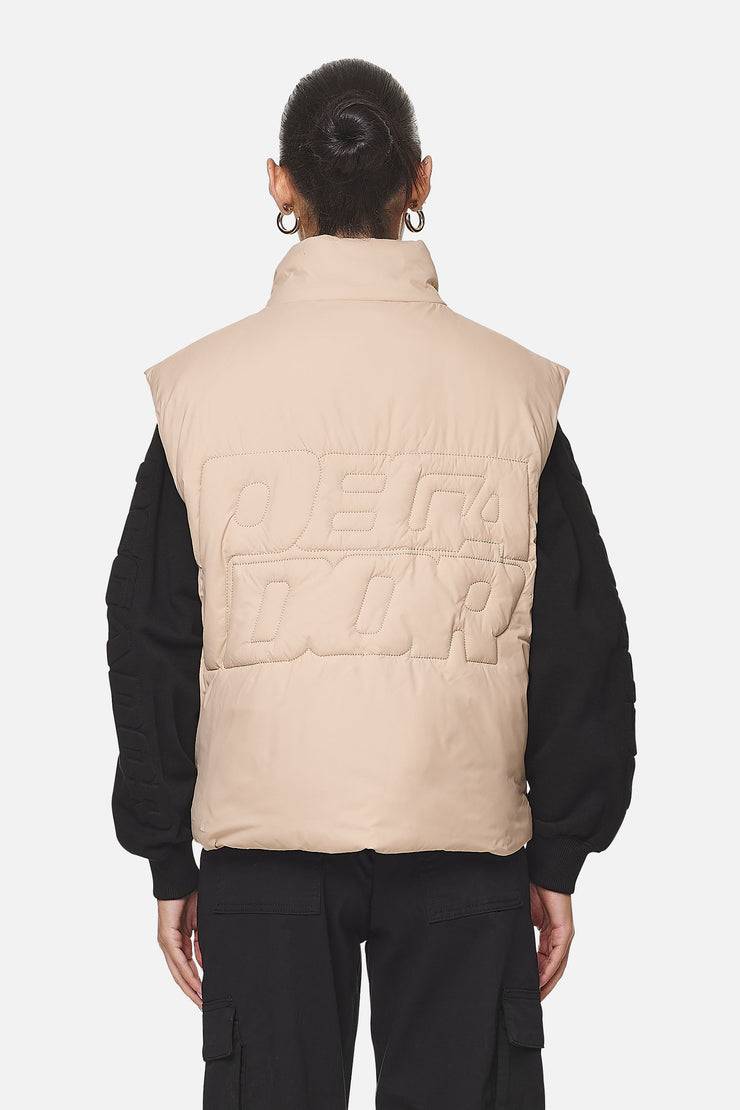 Pegador Wilton Cropped Oversized Vest Safari Sand Discount Store für neue Produkte