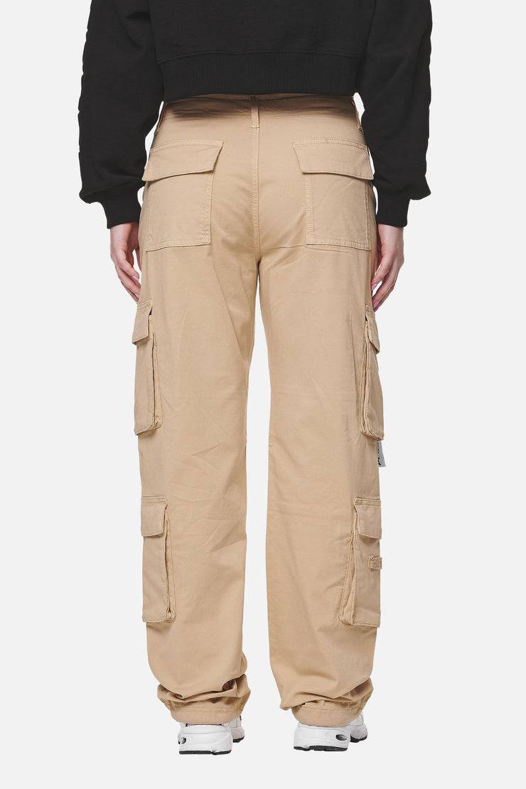 Pegador Tanami Wide Cargo Pants Washed Safari Sand Super Rabatt