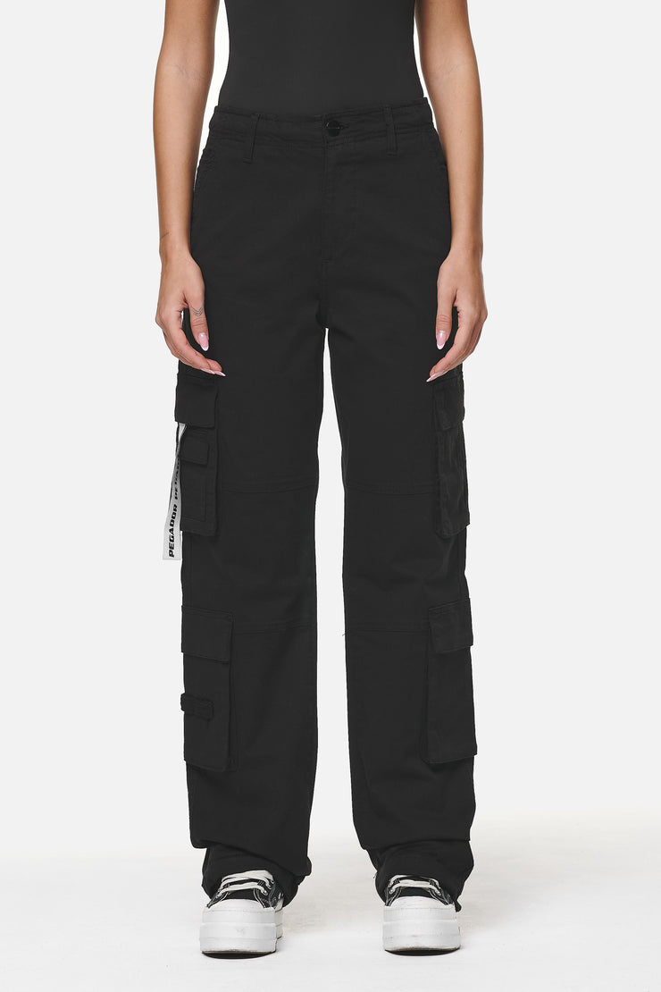 Pegador Tanami Wide Cargo Pants Black Riesige Rabatte