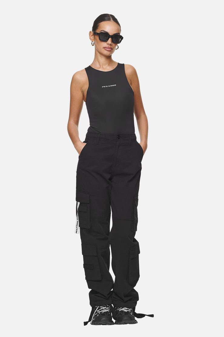 Pegador Tanami Wide Cargo Pants Black Riesige Rabatte