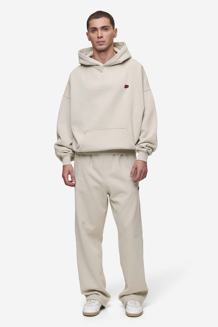 Pegador Leono Boxy Hoodie Washed Light Beige Virtual Pink Gum Online