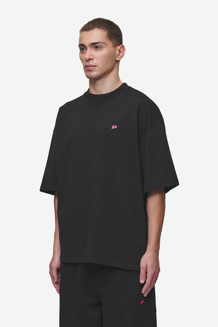 Pegador Leono Boxy Tee Washed Black Virtual Pink Gum Outlet