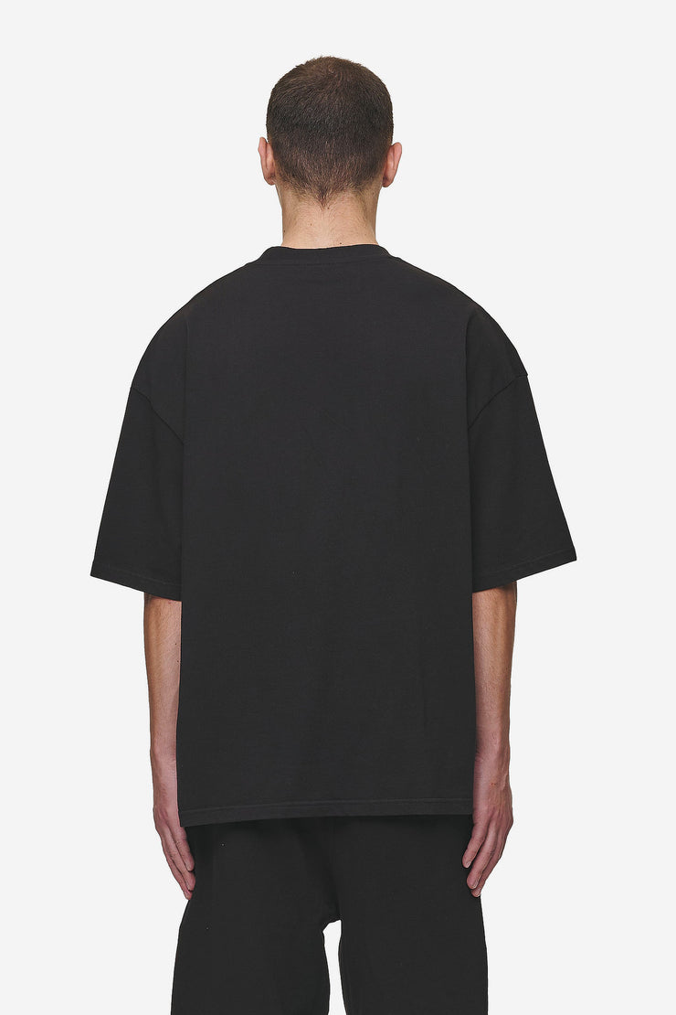 Pegador Leono Boxy Tee Washed Black Virtual Pink Gum Outlet