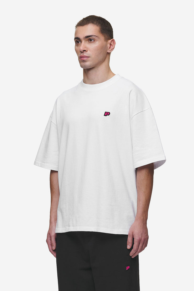 Pegador Leono Boxy Tee White Virtual Pink Gum Auslauf
