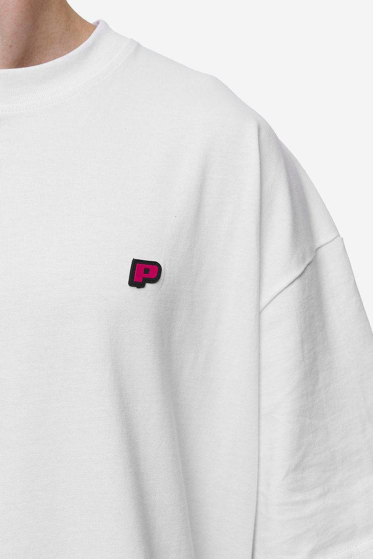 Pegador Leono Boxy Tee White Virtual Pink Gum Auslauf