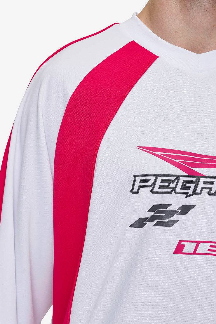 Pegador Mosco Longsleeve Jersey White Virtual Pink Meist gekauft