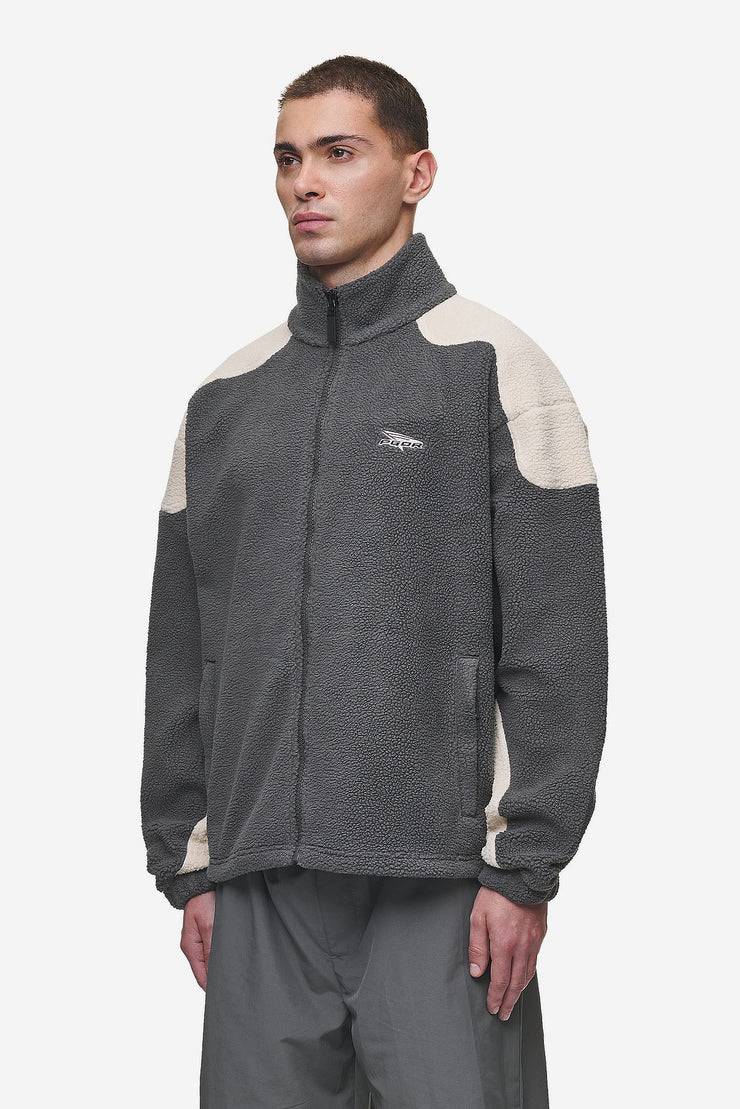 Pegador Willett Fleece Jacket Anthracite Light Beige Rabatt