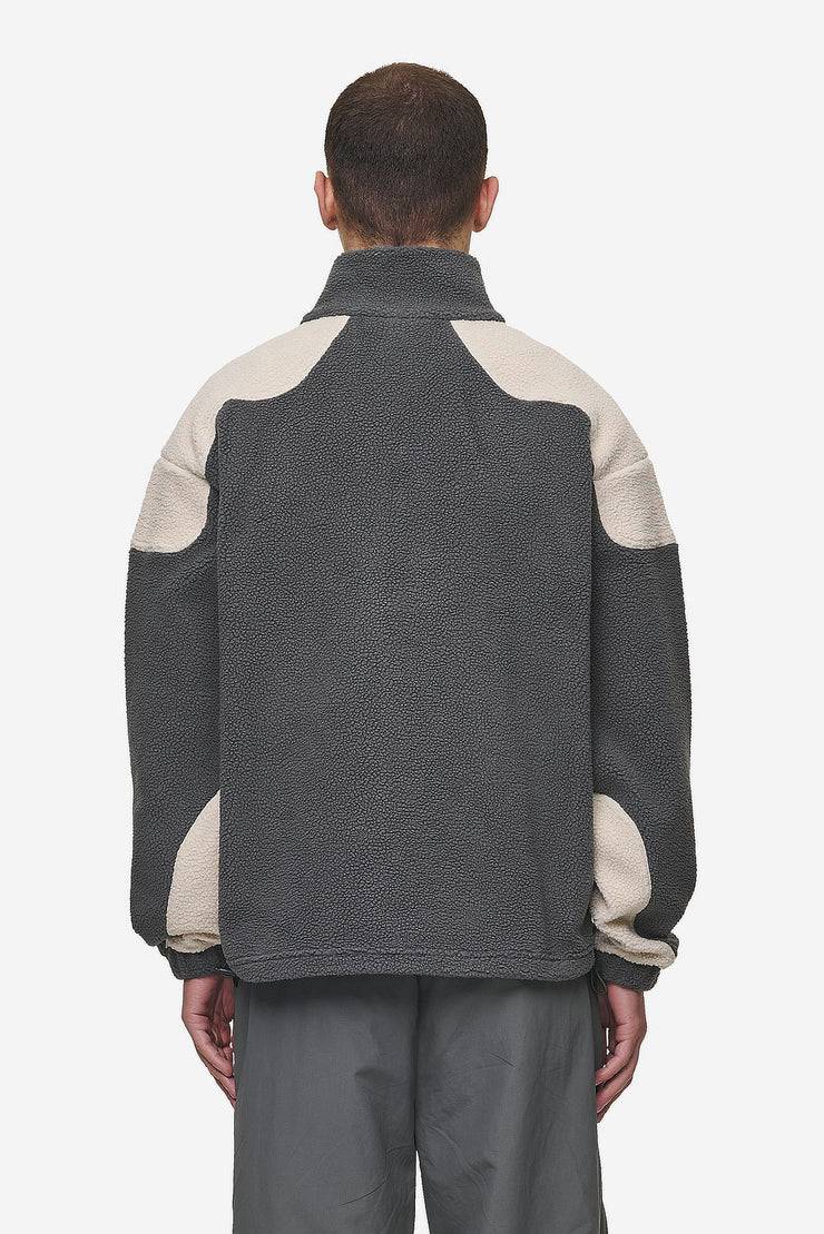 Pegador Willett Fleece Jacket Anthracite Light Beige Rabatt