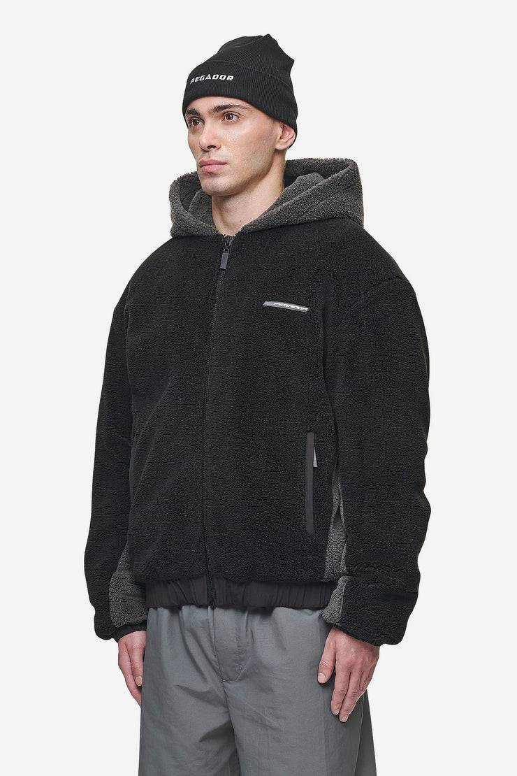 Pegador Absecon Teddy Jacket Black Anthracite Großer Ausverkauf