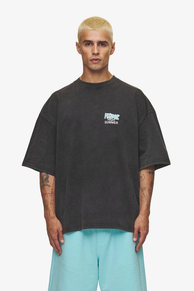 Pegador Farrar Boxy Tee Vintage Black Jubiläumsangebot
