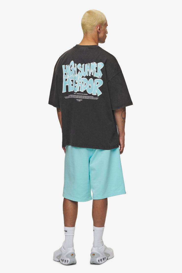 Pegador Farrar Boxy Tee Vintage Black Jubiläumsangebot