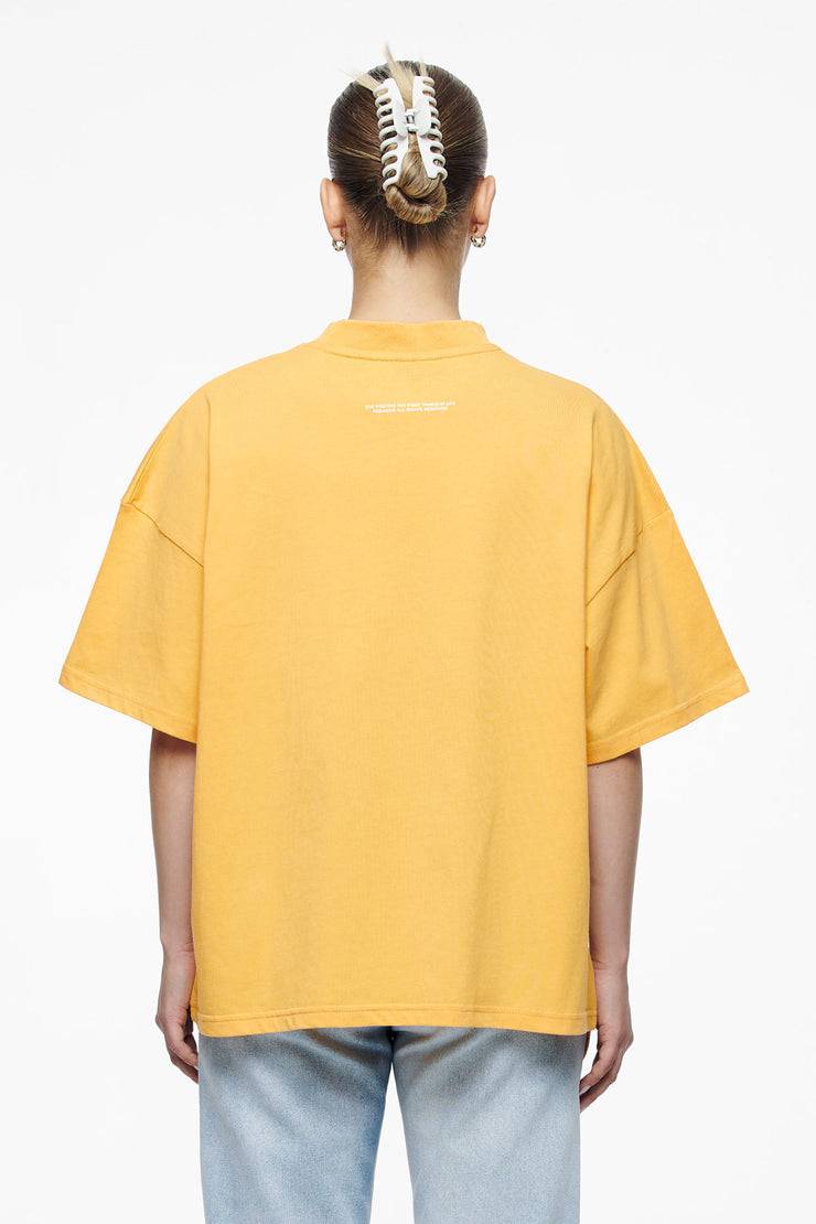 Pegador Birca Heavy Oversized Tee Vintage Washed Golden Sun Lagerräumung