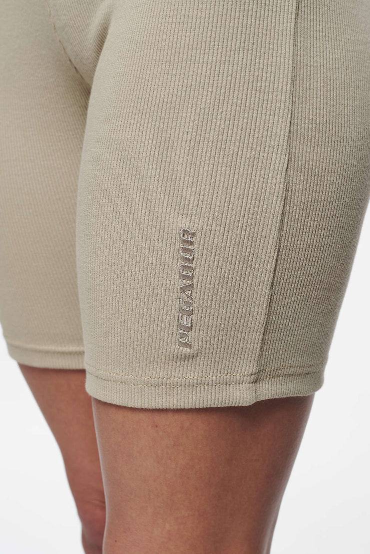 Pegador Barrie Rib Biker Shorts Vintage Washed Espresso Top Angebot