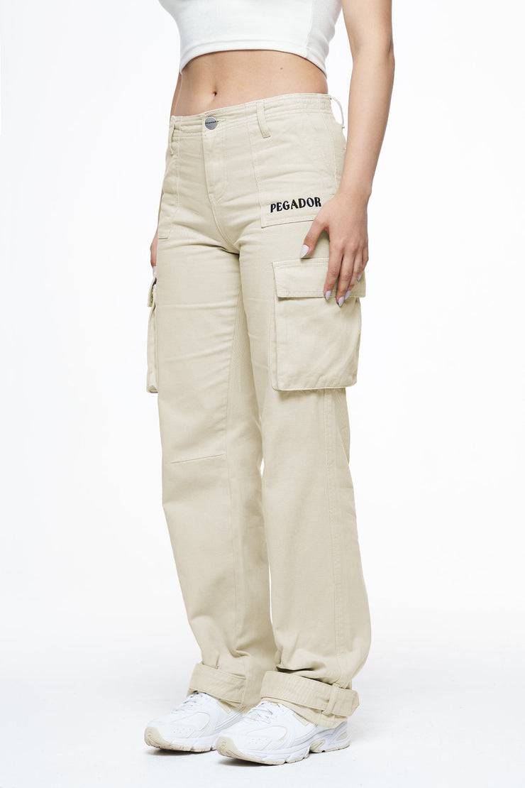 Pegador Arlia Wide Cargo Pants Espresso Zeitlich begrenztes Angebot